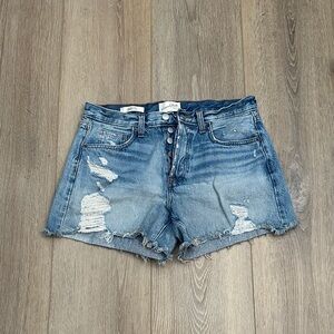 Universal Thread Blue Distressed Jean Shorts